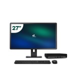 Pack HP ProDesk 600 G6 Mini reacondicionado | 27", 16/512