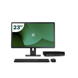 Pack HP 600 G6 Mini i5 10500T 8GB SSD 256GB + LCD 23" + Tecl y Ratón + WiFi | Inalámbrico