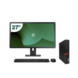 Pack Lenovo M920q Tiny i5 9500T 16GB SSD 512GB + LCD 27" + Tecl y Ratón + WiFi | Inalámbrico