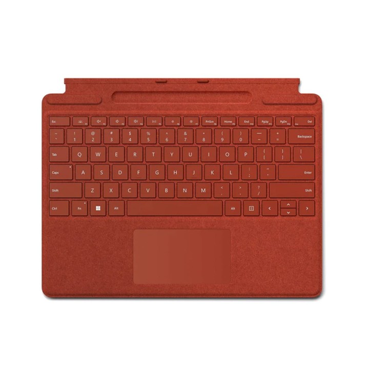 Microsoft Teclado Surface Pro X Pro 8 Pro 9 Rojo | Excelente