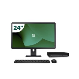 Pack HP 800 G6 Mini i5 10500T 16GB SSD 256GB + LCD 24" + Tecl y Ratón + WiFi | Inalámbrico