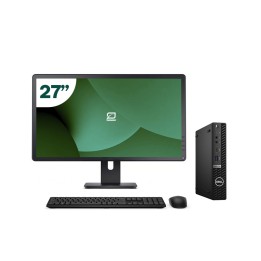 Pack Dell 5080 Micro i5 10500T 16GB SSD 256GB + LCD 27" + Tecl y Ratón + WiFi | Inalámbrico