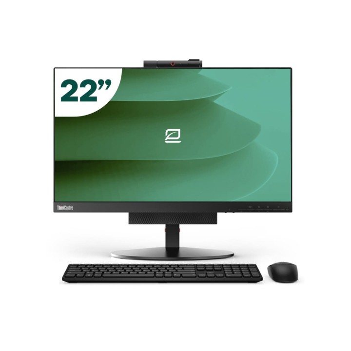 AIO Lenovo M720q Tiny i5 8500T 8GB SSD 512GB 22" + Tecl y Ratón + WiFi | Inalámbrico
