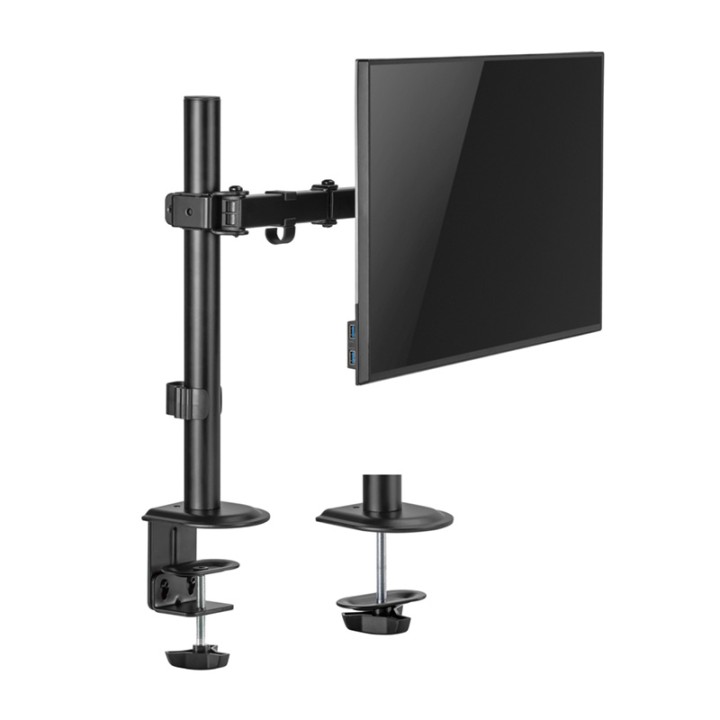 AISENS DT32TSR-147 Soporte de Mesa para Monitor Eco Giratorio Inclinable | 17"-32" | Nuevo
