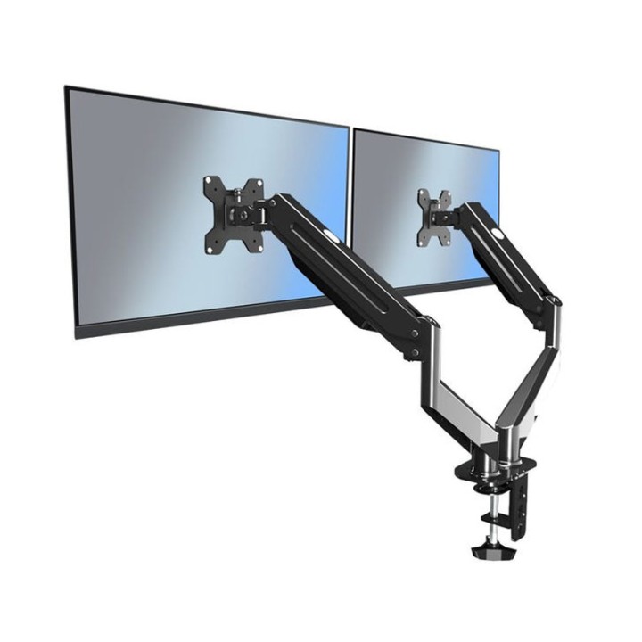 Esperanza ERW020 Soporte de Mesa para 2 Monitores Brazo de gas 6Kg/Brazo | 17"-27" | Nuevo