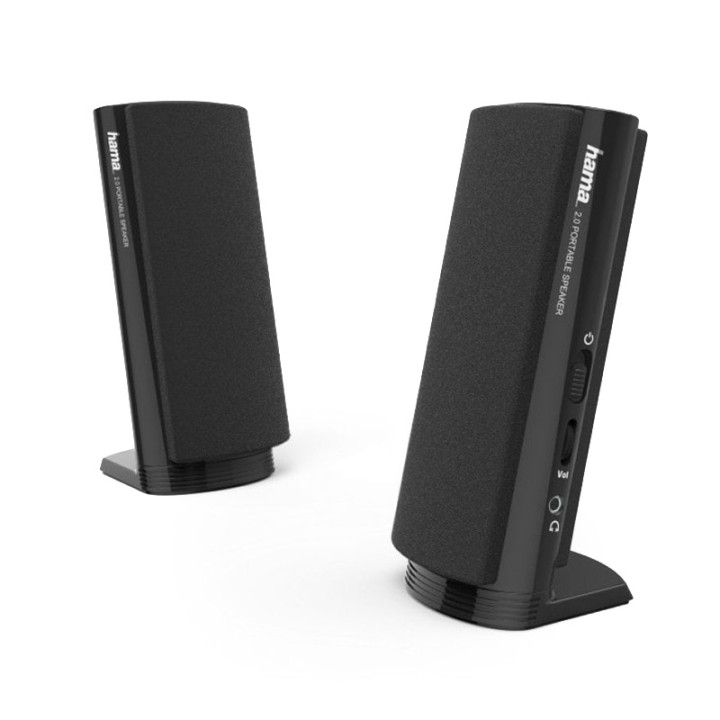 Hama E 80 57139 Altavoces 2.0 USB para PC y Portátil | Nuevo