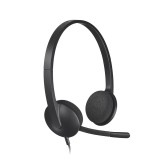 Auriculares Logitech H340 con Micrófono | Negro