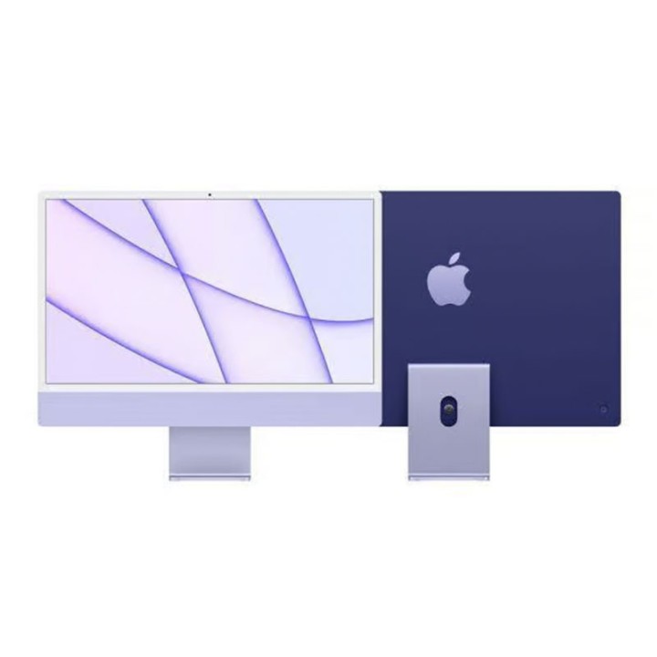 Apple iMac A2438 24" + Teclado Inglés (UK) y Ratón M1 8 Cores 16GB RAM SSD 512GB 4 5K Púrpura | Excelente