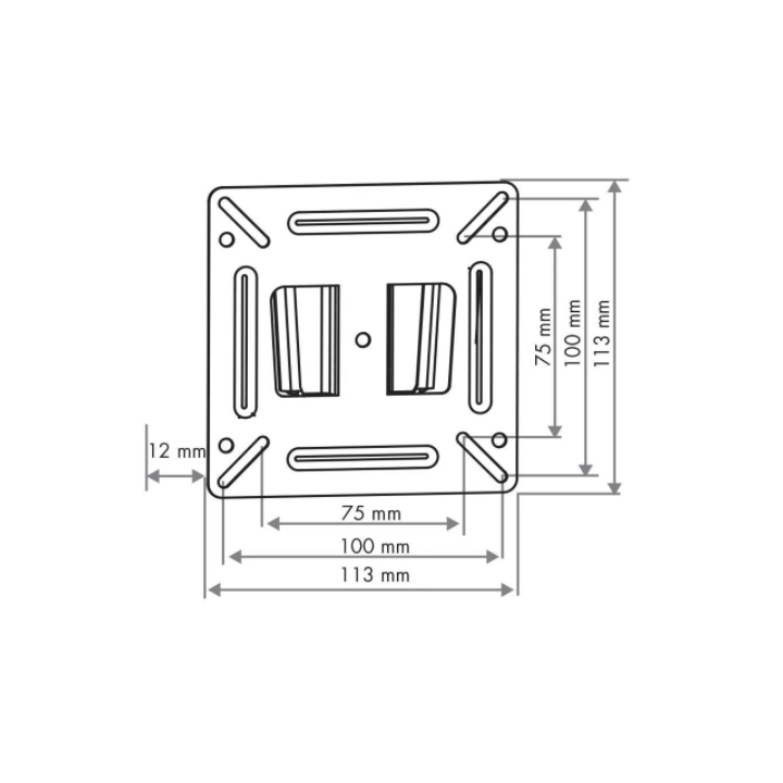 Monitor Soporte para TV/Monitor Máx 15kg Fijo Negro | 15"-32" | Nuevo