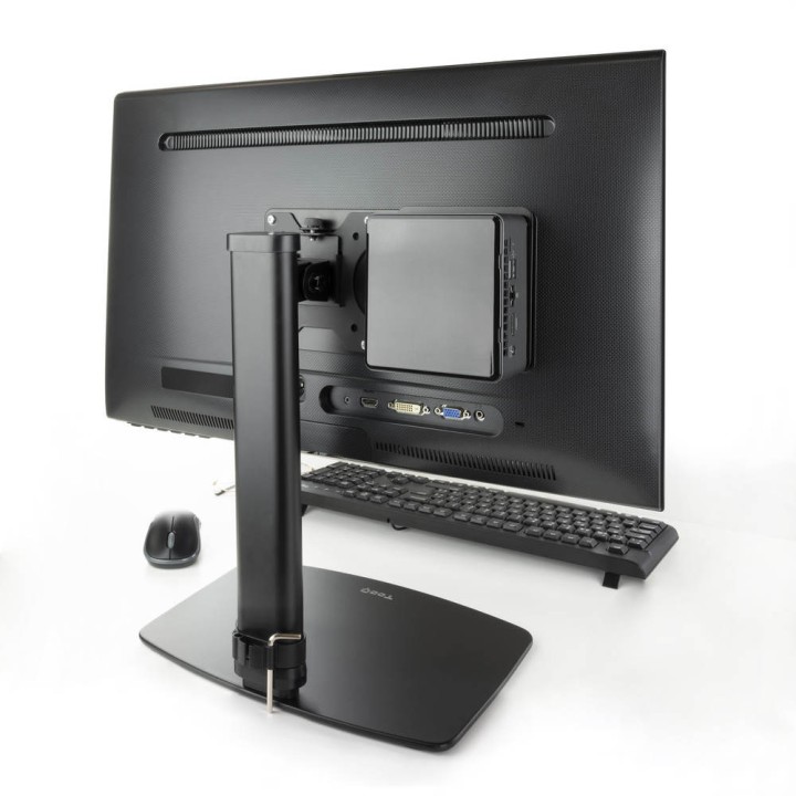 Monitor Soporte Vesa TooQ para Mini PC Nuc Barebone 75x75/100x100mm Negro | Nuevo