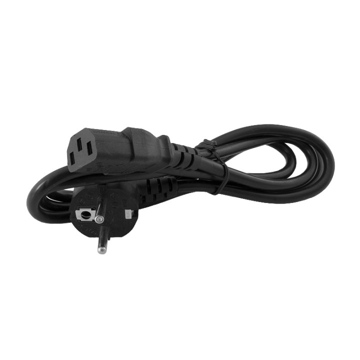 Cable de Alimentación Schuko Tipo F C13 Cable para Torre Negro | Nuevo
