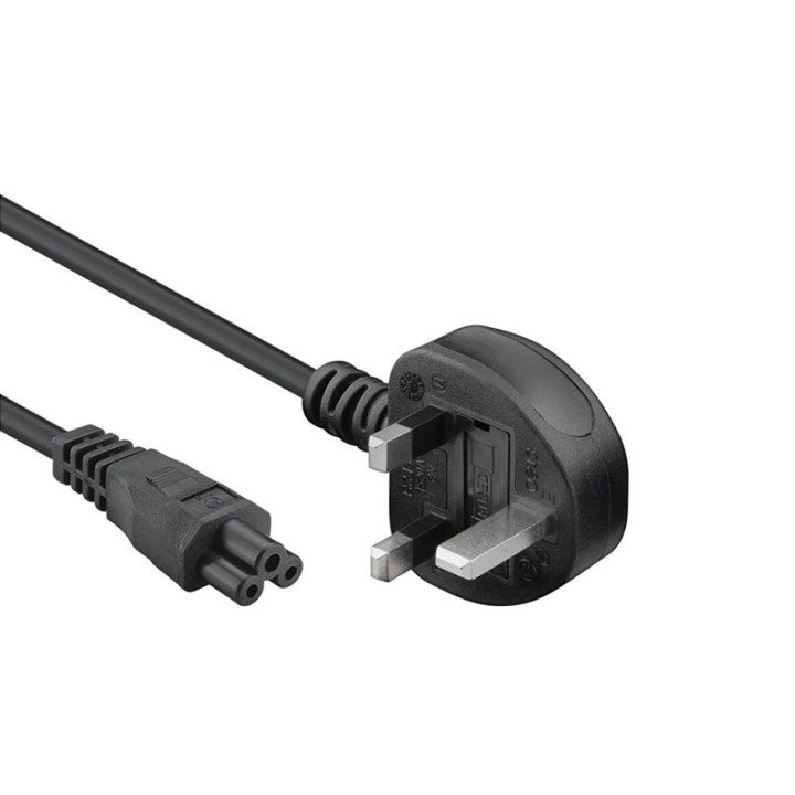 Cable de alimentación Schuko C5 UK de 3 clavijas cable C5
