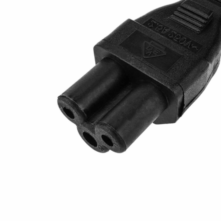 Cable de alimentación Schuko C5 UK de 3 clavijas cable C5