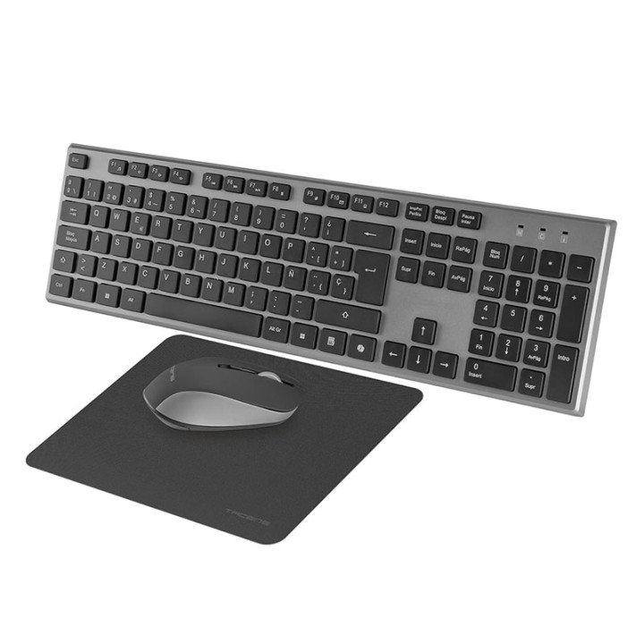 Tacens Zenith Combo 3 en 1 Teclado + Ratón Óptico + Alfombrilla DualLink 2.4 GHz Italiano | Inalámbrico | Nuevo