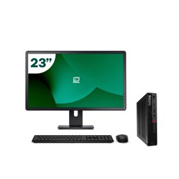 Pack Lenovo P340 Tiny i5 10500T 8GB SSD 256GB + LCD 23" + Tecl y Ratón + WiFi | Inalámbrico