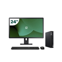Pack Lenovo M70q Tiny i5 10500T 16GB SSD 256GB + LCD 24" + Tecl y Ratón + WiFi | Inalámbrico
