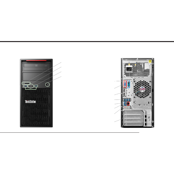 Lenovo Thinkstation P300 MT Xeon E3-1231 v3 NVIDIA Quadro K2000 2GB WiFi | 16GB RAM | 256GB SSD | Reacondicionado A+
