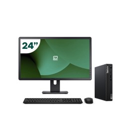 Pack Lenovo M80q Tiny i5 10500T 16GB SSD 512GB + LCD 24" + Tecl y Ratón + WiFi | Inalámbrico