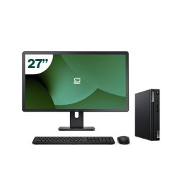 Pack Lenovo M80q Tiny i5 10500T 8GB SSD 256GB + LCD 27" + Tecl y Ratón + WiFi | Inalámbrico