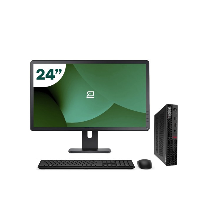 Pack Lenovo P340 Tiny i5 10500T 8GB SSD 256GB + LCD 24" + Tecl y Ratón + WiFi | Inalámbrico