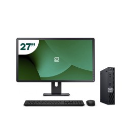 Pack Dell 3060 Micro i5 8500T 16GB SSD 512GB + LCD 27" + Tecl y Ratón + WiFi | Inalámbrico