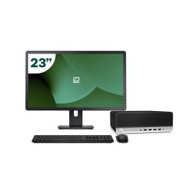 Pack HP 600 G4 SFF i5 8500 16GB SSD 512GB + LCD 23" + Tecl y Ratón + WiFi | Inalámbrico