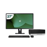 Pack HP ProDesk 600 G4 SFF reacondicionado | 27", 16/512