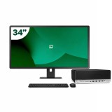 Pack HP 600 G4 SFF i5 8500 16GB SSD 512GB + LCD 34" + Tecl y Ratón + WiFi | Inalámbrico