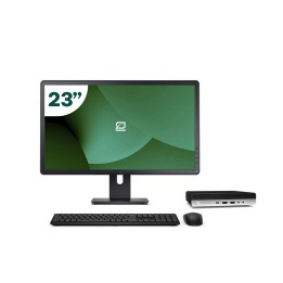 Pack HP 600 G5 Mini i7 9700T 16GB SSD 512GB + LCD 23" + Tecl y Ratón + WiFi | Inalámbrico