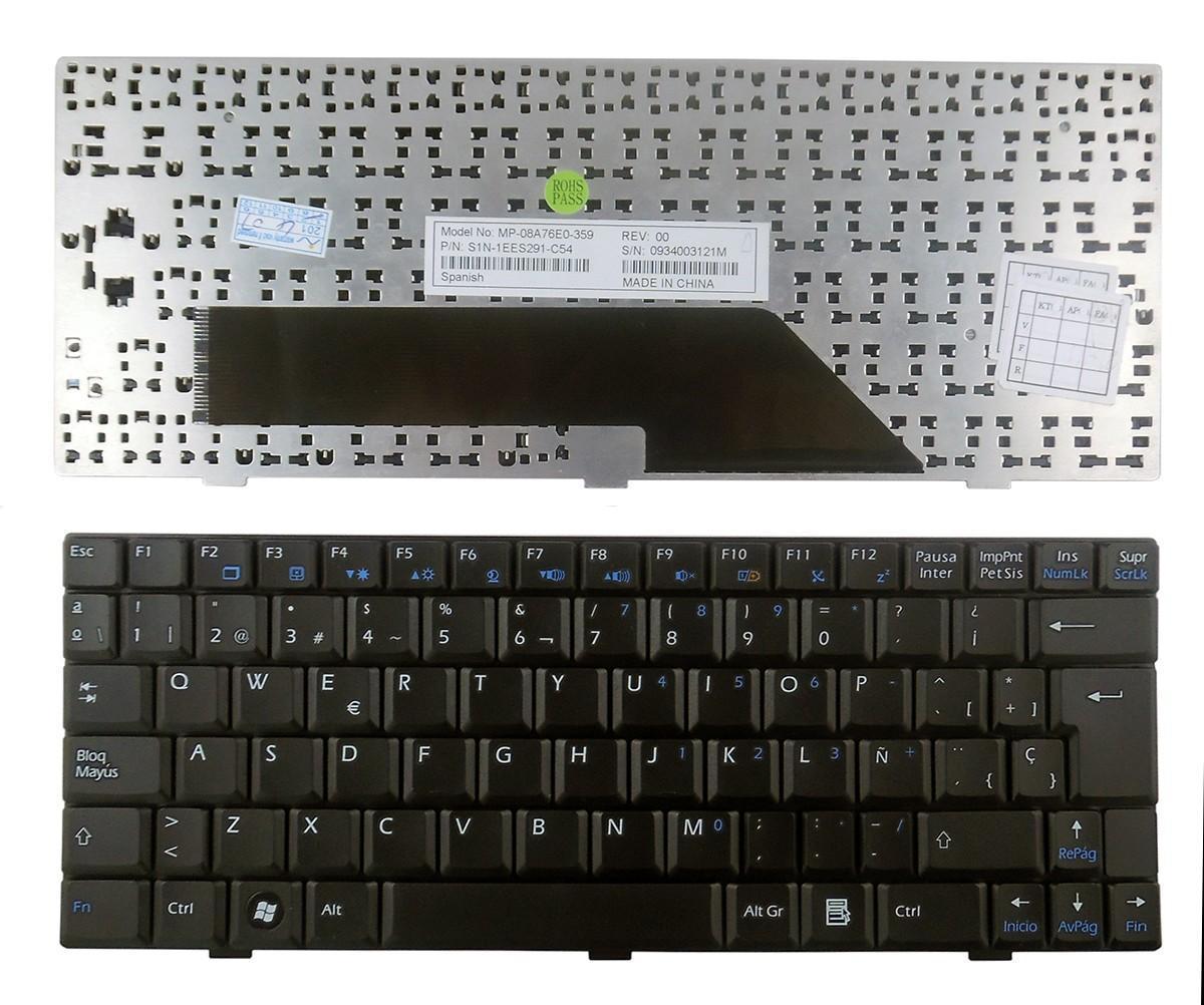 teclado-portatil-msi-u100-u110-u120