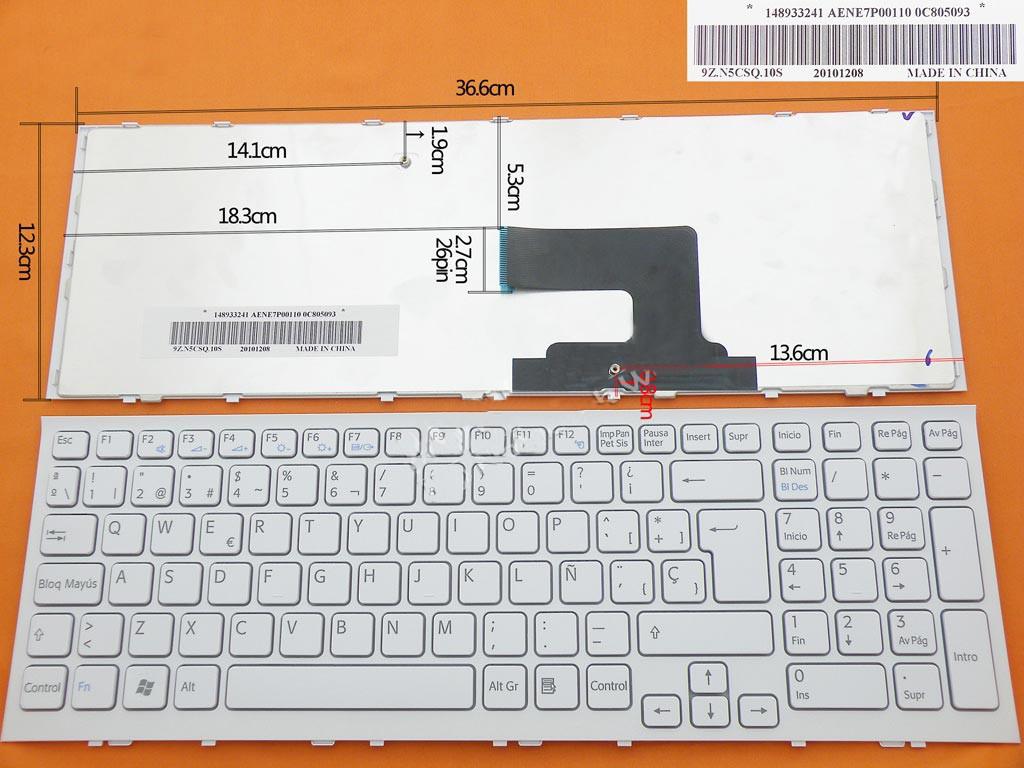 teclado-portatil-sony-vpc-ee-series-blanco-con-marco-blanco